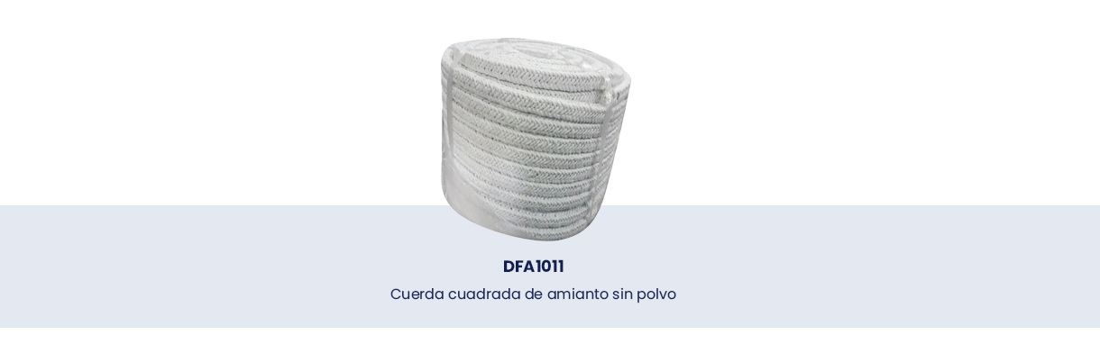 Cuerda cuadrada de amianto sin polvo