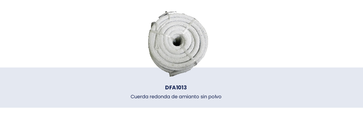 Cuerda redonda de amianto sin polvo