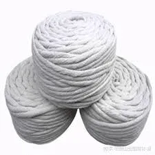 Dusty asbestos rope